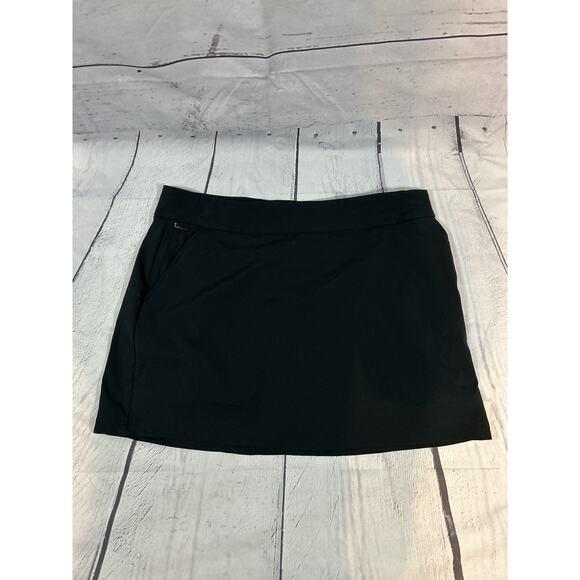 Columbia Pants - Columbia Skort XXL Black | Active Skort with Zip Pocket